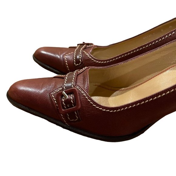 Charles Jordan Women's Leather Brown Slip-on  Shoes Size 8 M - Picture 7 of 10